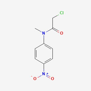 molecular formula C9H9ClN2O3 B1588898 2-Chloro-N-methyl-N-(4-nitrophenyl)acetamide CAS No. 2653-16-9