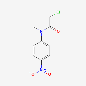 molecular formula C9H9ClN2O3 B1588898 2-chloro-N-methyl-N-(4-nitrophenyl)acetamide CAS No. 2653-16-9