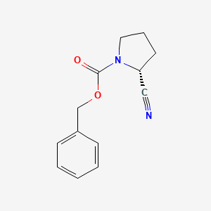 molecular formula C13H14N2O2 B1588900 (r)-1-Cbz-2-cyanopyrrolidine CAS No. 620601-77-6