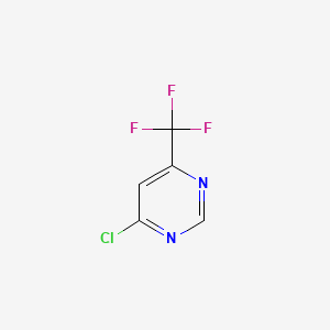 molecular formula C5H2ClF3N2 B1588905 4-氯-6-(三氟甲基)嘧啶 CAS No. 37552-81-1