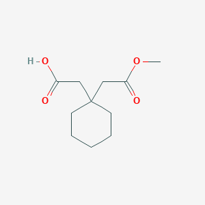 molecular formula C11H18O4 B1588906 1,1-环己二乙酸单甲酯 CAS No. 60142-94-1