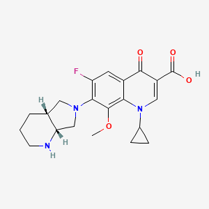 molecular formula C21H24FN3O4 B1588909 Moxifloxacin isoMer CAS No. 268545-13-7