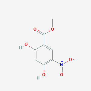 molecular formula C8H7NO6 B1588914 2,4-二羟基-5-硝基苯甲酸甲酯 CAS No. 271261-71-3