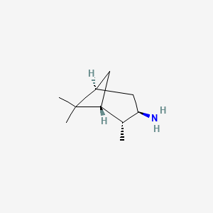 molecular formula C10H19N B1588916 (1R,2R,3R,5S)-2,6,6-Trimethylbicyclo[3.1.1]heptan-3-amine CAS No. 69460-11-3
