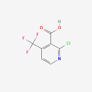 molecular formula C7H3ClF3NO2 B1588917 2-Chloro-4-(trifluoromethyl)nicotinic acid CAS No. 590371-81-6