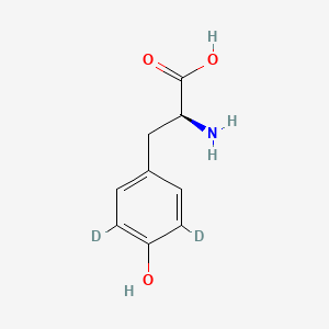 molecular formula C9H11NO3 B1588921 L-Tyrosine-d2-1 CAS No. 30811-19-9