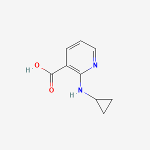 molecular formula C9H10N2O2 B1588929 2-(Cyclopropylamino)nicotinic acid CAS No. 639807-18-4