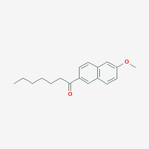 molecular formula C18H22O2 B1588931 1-(6-Methoxynaphthalen-2-yl)heptan-1-one CAS No. 53526-25-3