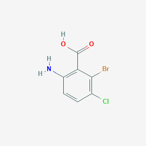 molecular formula C7H5BrClNO2 B1588934 6-氨基-2-溴-3-氯苯甲酸 CAS No. 65971-76-8