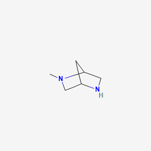 molecular formula C6H12N2 B1588936 2-甲基-2,5-二氮杂双环[2.2.1]庚烷 CAS No. 59436-77-0