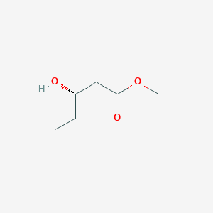 molecular formula C6H12O3 B1588938 (S)-Methyl 3-Hydroxypentanoate CAS No. 42558-50-9