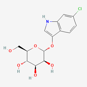 molecular formula C14H16ClNO6 B1588939 6-Chloro-3-indolyl alpha-D-mannopyranoside CAS No. 425427-88-9
