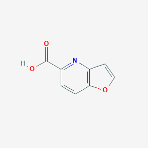 molecular formula C8H5NO3 B1588949 呋喃[3,2-b]吡啶-5-羧酸 CAS No. 56473-91-7