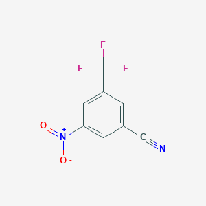 molecular formula C8H3F3N2O2 B1588953 3-氰基-5-硝基苯三氟化物 CAS No. 20566-80-7