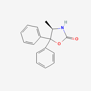 molecular formula C16H15NO2 B1588954 (R)-4-Methyl-5,5-diphenyloxazolidin-2-one CAS No. 223906-37-4