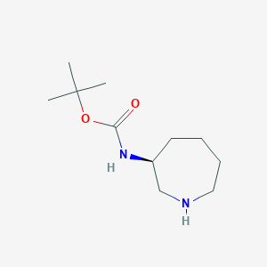 molecular formula C11H22N2O2 B1588956 (S)-tert-Butyl azepan-3-ylcarbamate CAS No. 213990-48-8