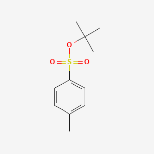 B1588963 Benzenesulfonic acid, 4-methyl-, 1,1-dimethylethyl ester CAS No. 4664-57-7