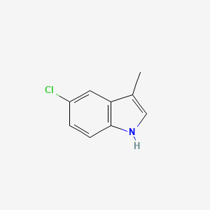 molecular formula C9H8ClN B1588964 5-chloro-3-methyl-1H-indole CAS No. 71095-42-6