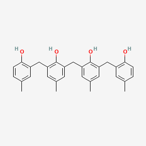 molecular formula C31H32O4 B1588969 2,2'-Methylenebis[6-(2-hydroxy-5-methylbenzyl)-p-cresol] CAS No. 20837-68-7