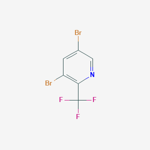 molecular formula C6H2Br2F3N B1588971 3,5-Dibromo-2-(trifluoromethyl)pyridine CAS No. 436799-35-8