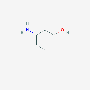 B1588972 (S)-3-aminohexan-1-ol CAS No. 64197-80-4