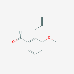 molecular formula C11H12O2 B1588977 2-烯丙基-3-甲氧基苯甲醛 CAS No. 94956-98-6