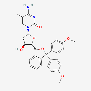 1-((2R,4S,5R)-5-((bis(4-methoxyphenyl)(phenyl)methoxy)methyl)-4-hydroxytetrahydrofuran-2-yl)-4-imino-5-methyl-1,4-dihydropyrimidin-2-ol