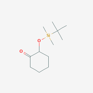molecular formula C12H24O2Si B1588981 2-(tert-Butyldimethylsilyloxy)cyclohexanone CAS No. 74173-08-3