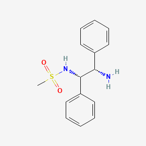 molecular formula C15H18N2O2S B1588986 N-((1S,2S)-2-Amino-1,2-diphenylethyl)methanesulfonamide CAS No. 300345-76-0