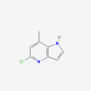 molecular formula C8H7ClN2 B1588988 5-Chloro-7-methyl-1H-pyrrolo[3,2-B]pyridine CAS No. 357263-43-5