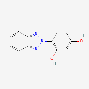 molecular formula C12H9N3O2 B1588990 2-(2,4-dihydroxyphenyl)-2H-benzotriazole CAS No. 22607-31-4