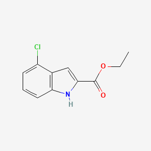molecular formula C11H10ClNO2 B1588991 Ethyl 4-chloro-1H-indole-2-carboxylate CAS No. 53590-46-8