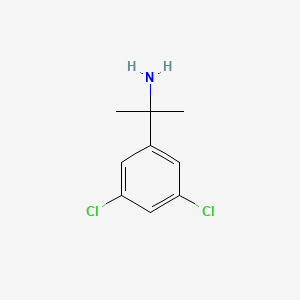 molecular formula C9H11Cl2N B1588995 2-(3,5-Dichlorophenyl)propan-2-amine CAS No. 129960-45-8