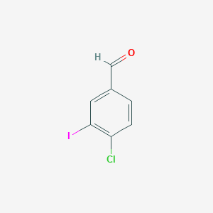 molecular formula C7H4ClIO B1588996 4-Chloro-3-iodobenzaldehyde CAS No. 276866-90-1