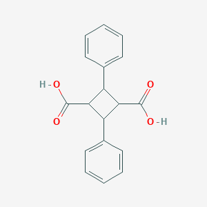 molecular formula C18H16O4 B158900 Truxillic acid CAS No. 490-20-0