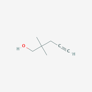 molecular formula C7H12O B1589000 2,2-Dimethylpent-4-yn-1-ol CAS No. 107540-03-4