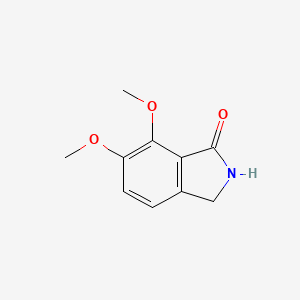 molecular formula C10H11NO3 B1589003 6,7-二甲氧基异吲哚啉-1-酮 CAS No. 59084-79-6