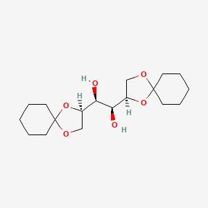 molecular formula C18H30O6 B1589004 1,2:5,6-Di-O-cyclohexylidene-D-mannitol CAS No. 76779-67-4