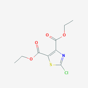 B158902 Diethyl 2-chlorothiazole-4,5-dicarboxylate CAS No. 135297-41-5