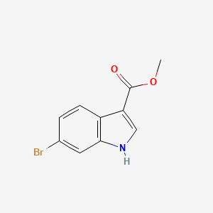 molecular formula C10H8BrNO2 B1589020 Methyl 6-bromo-1H-indole-3-carboxylate CAS No. 868656-97-7