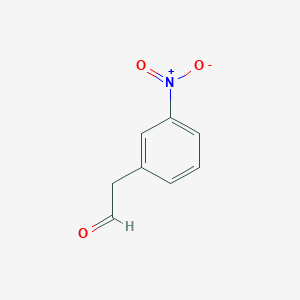 molecular formula C8H7NO3 B1589022 2-(3-Nitrophenyl)acetaldehyde CAS No. 66146-33-6