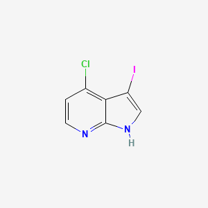 molecular formula C7H4ClIN2 B1589023 4-Chloro-3-iodo-1H-pyrrolo[2,3-b]pyridine CAS No. 869335-73-9
