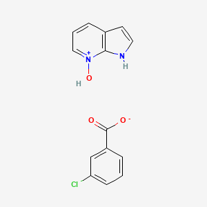 molecular formula C14H11ClN2O3 B1589026 7-Azaindole N-oxide 3-chlorobenzoate CAS No. 611197-49-0