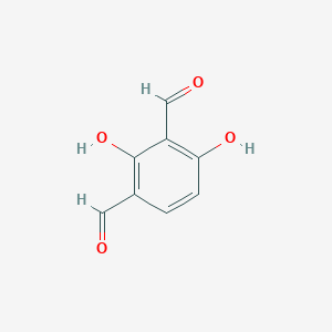 molecular formula C8H6O4 B1589027 2,4-Dihydroxyisophthalaldehyde CAS No. 3328-71-0