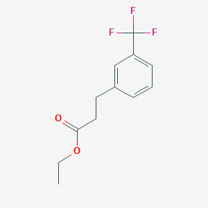 molecular formula C12H13F3O2 B1589035 Ethyl 3-(3-(trifluoromethyl)phenyl)propanoate CAS No. 70311-33-0