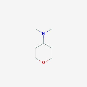 molecular formula C7H15NO B1589044 N,N-Dimethyltetrahydro-2H-pyran-4-amine CAS No. 38035-10-8