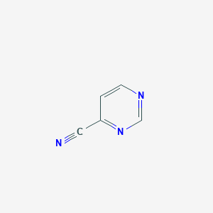molecular formula C5H3N3 B1589050 Pyrimidine-4-carbonitrile CAS No. 42839-04-3