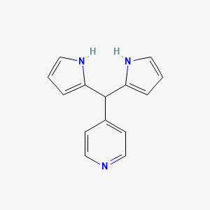 molecular formula C14H13N3 B1589054 5-(4-Pyridyl)dipyrromethane CAS No. 52073-75-3