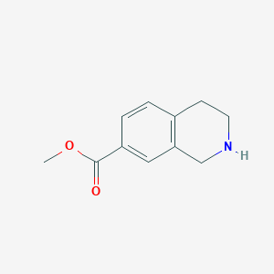 molecular formula C11H13NO2 B1589055 1,2,3,4-四氢异喹啉-7-甲酸甲酯 CAS No. 220247-50-7