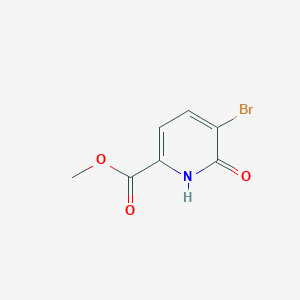 molecular formula C7H6BrNO3 B1589056 Methyl 5-bromo-6-oxo-1,6-dihydropyridine-2-carboxylate CAS No. 178876-86-3